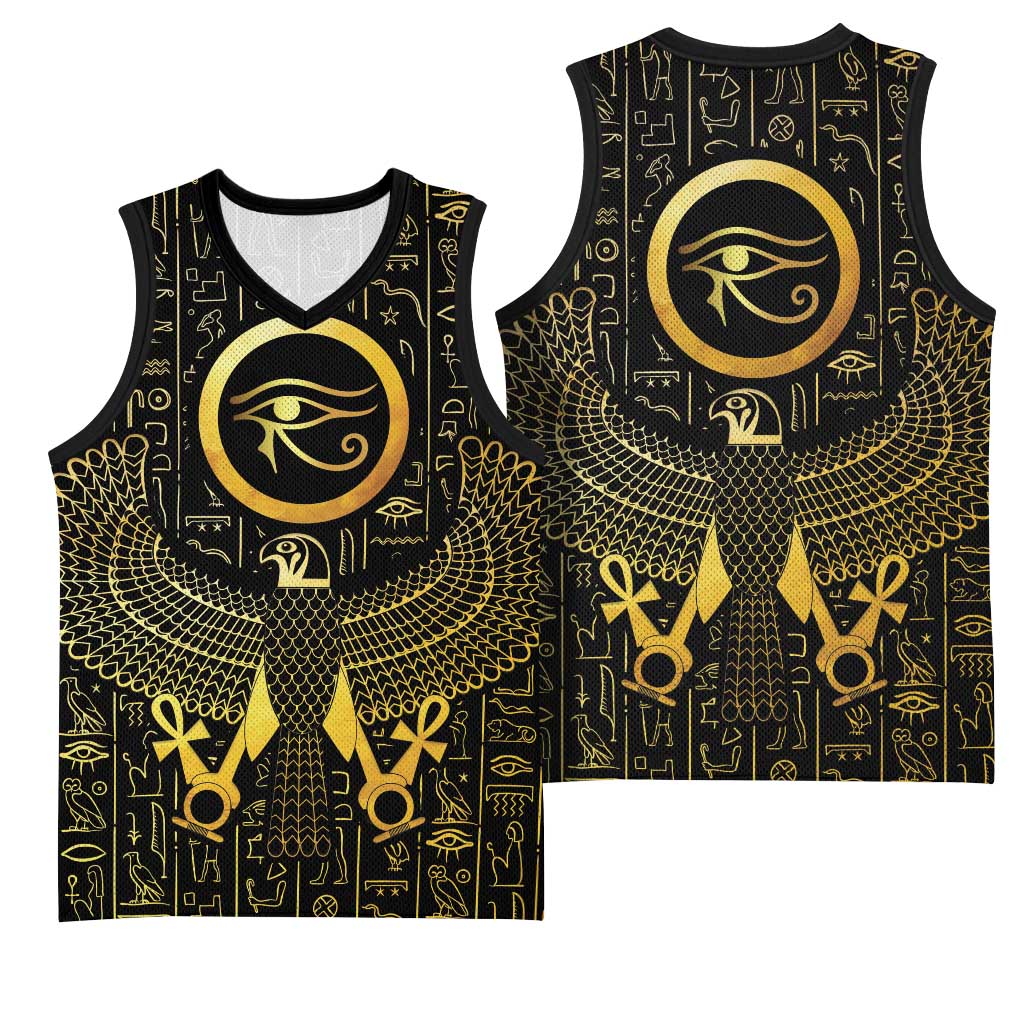 Ancient Egyptian Basketball Jersey Horus Falcon God LT15