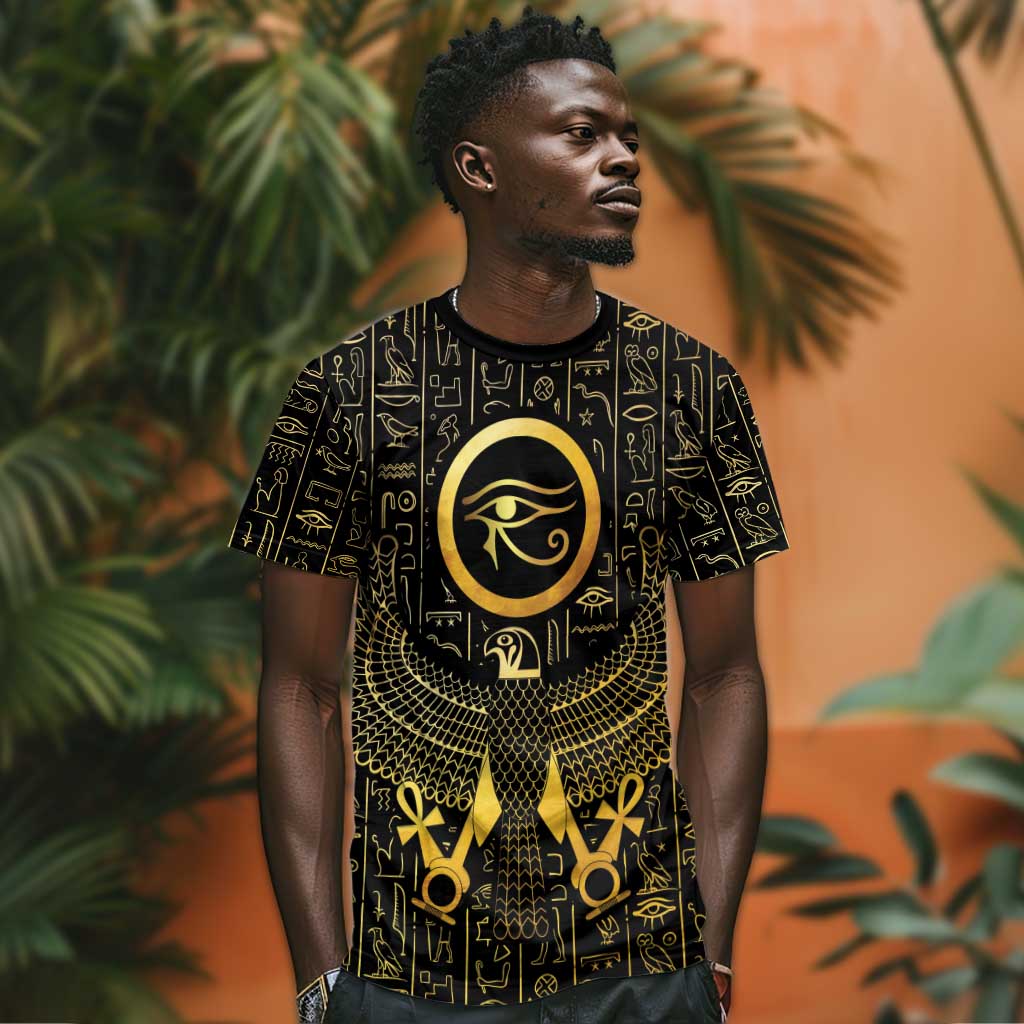 Ancient Egyptian T shirt Horus Falcon God