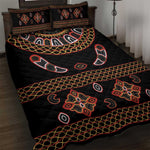 Cameroon Traditional Toghu Pattern Quilt Bed Set