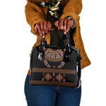 Cameroon Traditional Toghu Pattern Shoulder Handbag