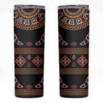 Cameroon Traditional Toghu Pattern Skinny Tumbler