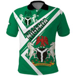 Nigeria Coat Of Arms Sporty Style Polo Shirt