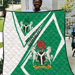 Nigeria Coat Of Arms Sporty Style Quilt