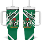 Nigeria Coat Of Arms Sporty Style Tumbler With Handle