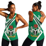 Nigeria Coat Of Arms Sporty Style Women Racerback Tank
