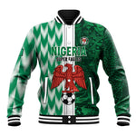 Custom Nigeria Football Baseball Jacket Go Champions