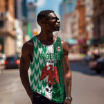 Custom Nigeria Football Men Tank Top Go Champions