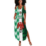 Custom Nigeria Football Summer Maxi Dress Go Champions