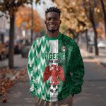 Custom Nigeria Football Sweatshirt Go Champions