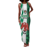 Custom Nigeria Football Tank Maxi Dress Go Champions