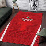 Custom Madagascar Football Area Rug Go Champions