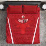 Custom Madagascar Football Bedding Set Go Champions