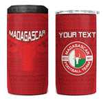 Custom Madagascar Football 4 in 1 Can Cooler Tumbler Go Champions
