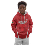 Custom Madagascar Football Kid Hoodie Go Champions