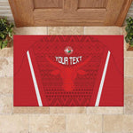 Custom Madagascar Football Rubber Doormat Go Champions
