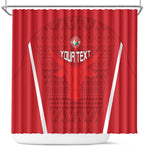 Custom Madagascar Football Shower Curtain Go Champions