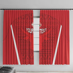 Custom Madagascar Football Window Curtain Go Champions