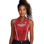 Custom Madagascar Football Women Sleeveless Polo Shirt Go Champions