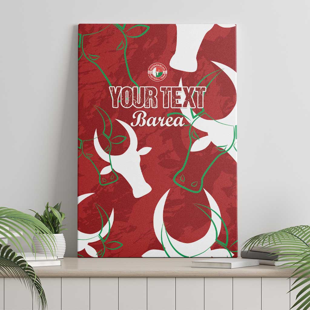 Custom Madagascar Football Canvas Wall Art Allez Barea