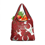 Custom Madagascar Football Grocery Bag Allez Barea