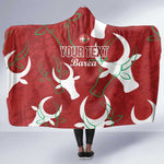 Custom Madagascar Football Hooded Blanket Allez Barea