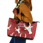 Custom Madagascar Football Leather Tote Bag Allez Barea