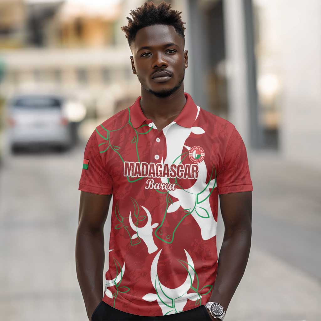 Custom Madagascar Football Polo Shirt Allez Barea