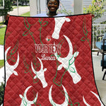 Custom Madagascar Football Quilt Allez Barea