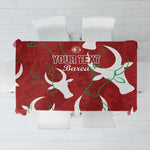 Custom Madagascar Football Tablecloth Allez Barea