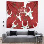 Custom Madagascar Football Tapestry Allez Barea