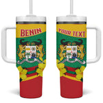Personalized Happy Benin National Day Tumbler With Handle Fraternite Justice Travail