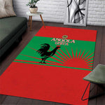 Angola Area Rug UNITA Party Flag Style