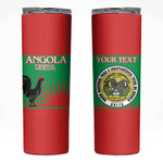 Personalized Angola Skinny Tumbler UNITA Party Flag Style