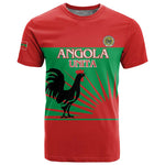 Personalized Angola T shirt UNITA Party Flag Style