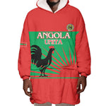Personalized Angola Wearable Blanket Hoodie UNITA Party Flag Style