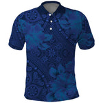 Afro Hibiscus Tropical Polo Shirt ShweShwe African Pattern - African Pride
