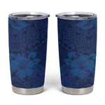 Afro Hibiscus Tropical Tumbler Cup ShweShwe African Pattern - African Pride
