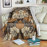 Afro Hibiscus Tropical Blanket African Pattern - African Pride