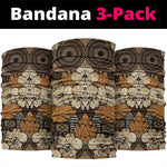 Afro Hibiscus Tropical Neck Gaiter African Pattern LT15