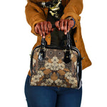 Afro Hibiscus Tropical Shoulder Handbag African Pattern - African Pride