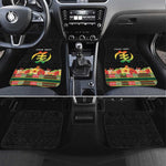 Personalized Afro Hibiscus Tropical Car Mats Dashiki African Pattern - African Pride