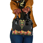Personalized Afro Hibiscus Tropical Shoulder Handbag Dashiki African Pattern - African Pride