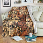 Afro Hibiscus Tropical Blanket African Pattern - African Pride