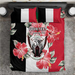 Personalized Afro Sudan Bedding Set Happy Independence Day