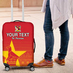 Custom Zimbabwe Cricket Luggage Cover Go Champions