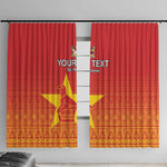 Custom Zimbabwe Cricket Window Curtain Go Champions