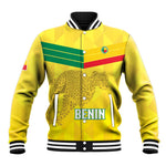 Custom Benin Football Baseball Jacket Go Les Guepards