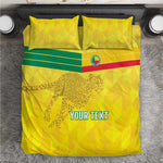 Custom Benin Football Bedding Set Go Les Guepards