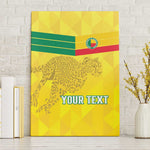 Custom Benin Football Canvas Wall Art Go Les Guepards