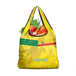 Custom Benin Football Grocery Bag Go Les Guepards